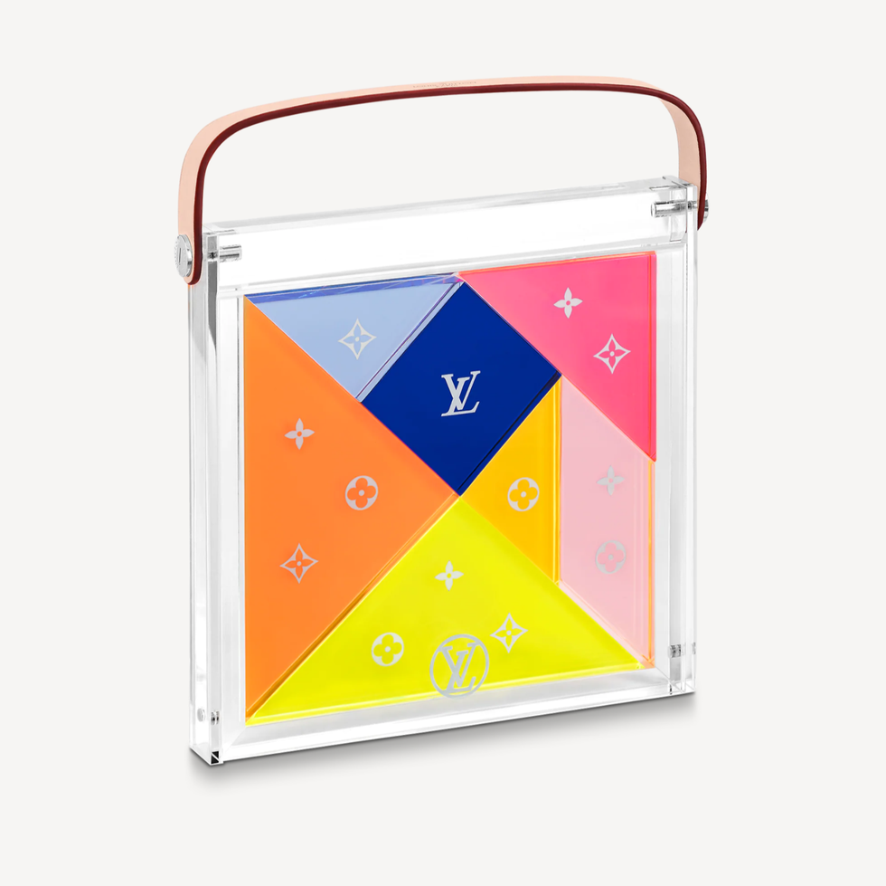 精品桌遊推薦2：Louis Vuitton透明螢光七巧板組