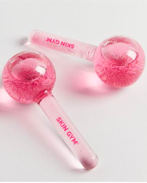 Cryocicles Pink Bead Facial Ice Globes