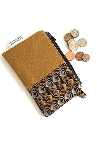 Shweshwe Small Zipper Coin Pouch