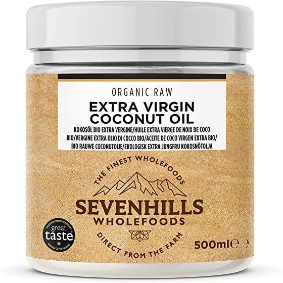 Best 1L jar of coconut oil: Sevenhills Wholefoods Organic Raw Extra Virgin Coconut Oil 1L