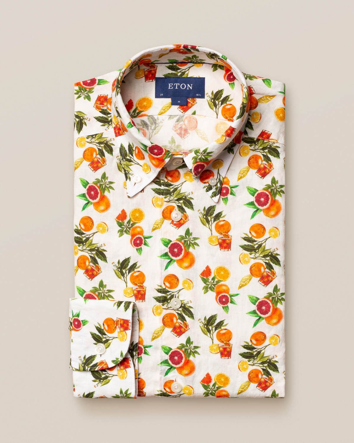 Juice Print Linen Shirt
