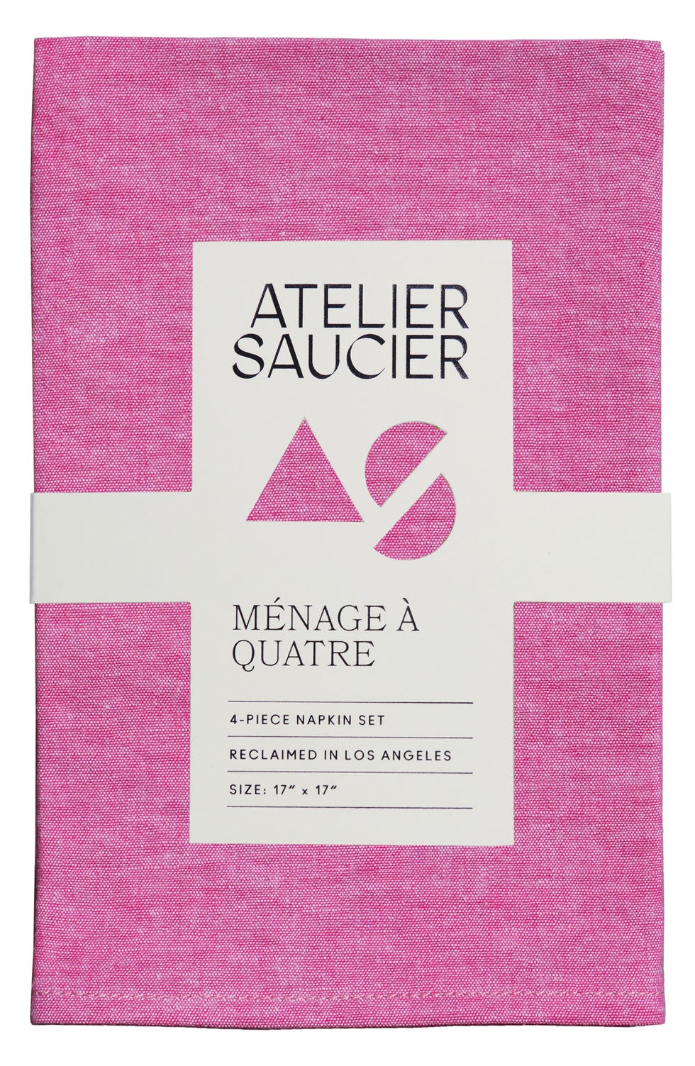 Ménage à Quatre Set of Four Reclaimed Napkins