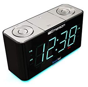 SmartSet Alarm Clock Radio with Bluetooth Speaker