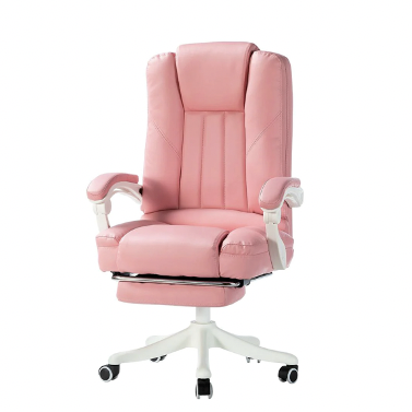 Bella Pink Swivel Gaming Chair with Arms
