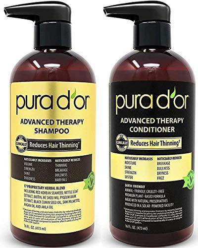 PURA D'OR Advanced Therapy Shampoo & Conditioner