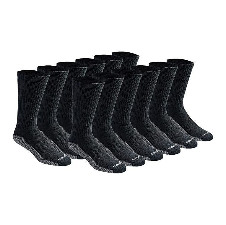 Mens Fashion Comfort  Cotton Socks 5 Pack Black size  12-15  XL Luxury Feel 