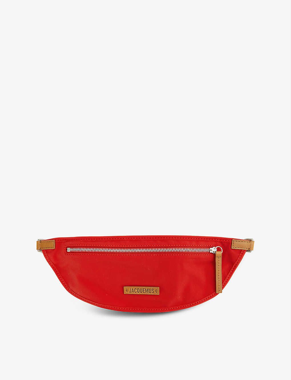 Red designer fanny pack sale