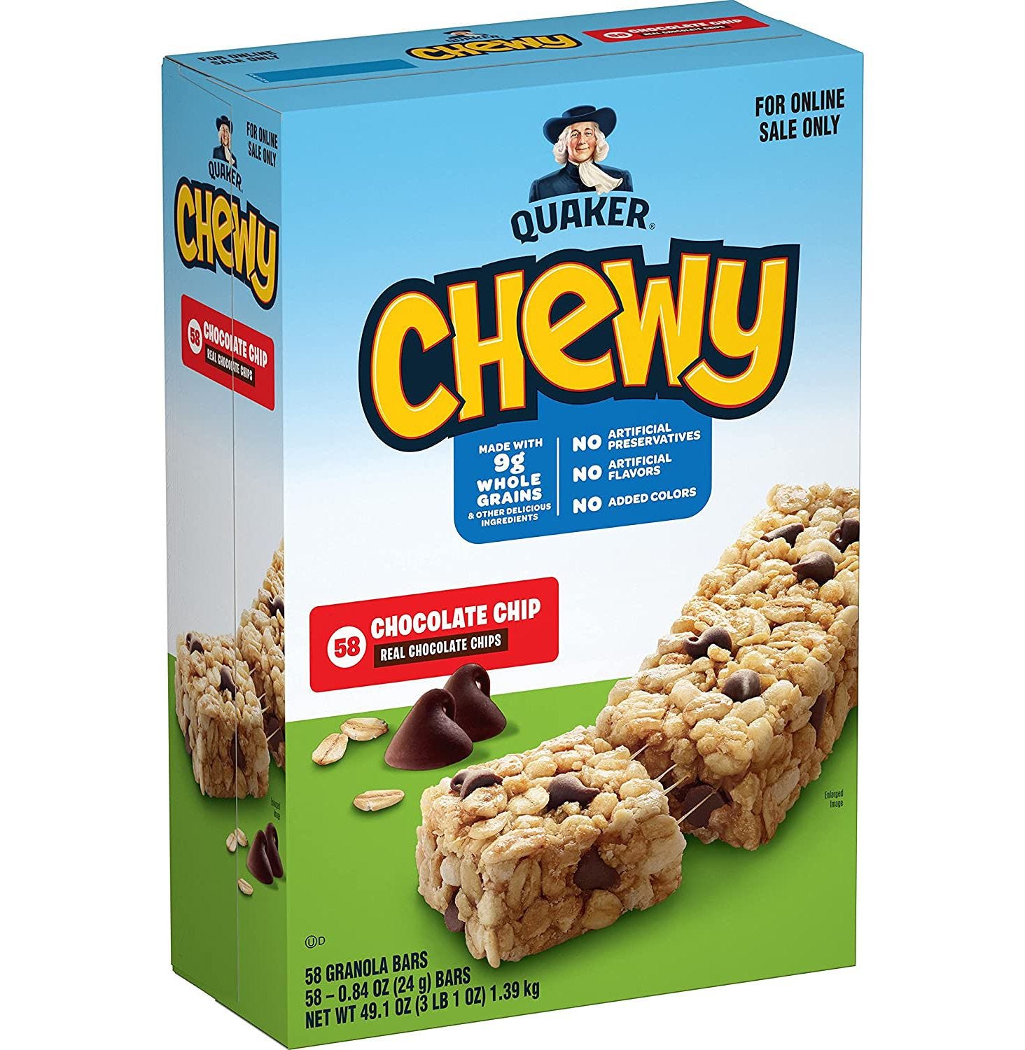 quaker chewy granola bars barcode