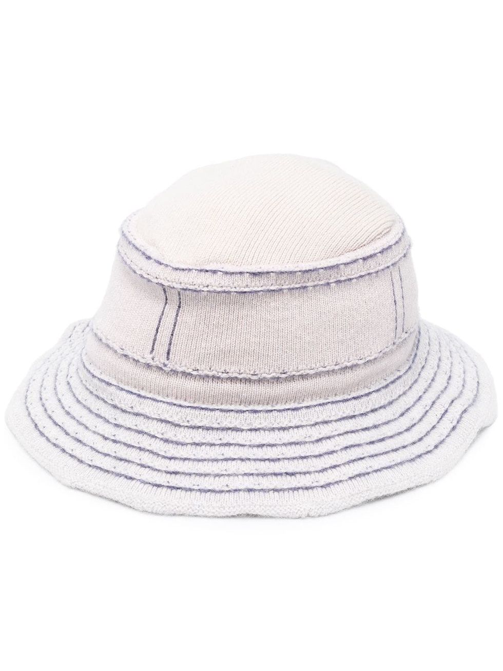 編織漁夫帽推薦：Barrie 對比縫線設計漁夫帽