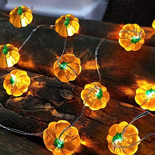Mini Pumpkin String Lights