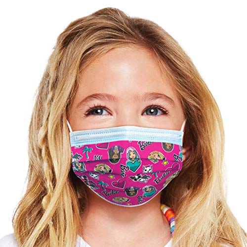 Disposable Kids' Face Mask, Barbie, 14 Count