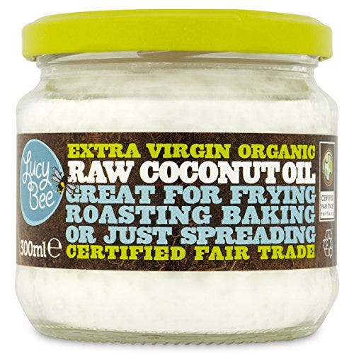 Lucy Bee Extra Virgin Organic Raw Coconut Oil 300ml