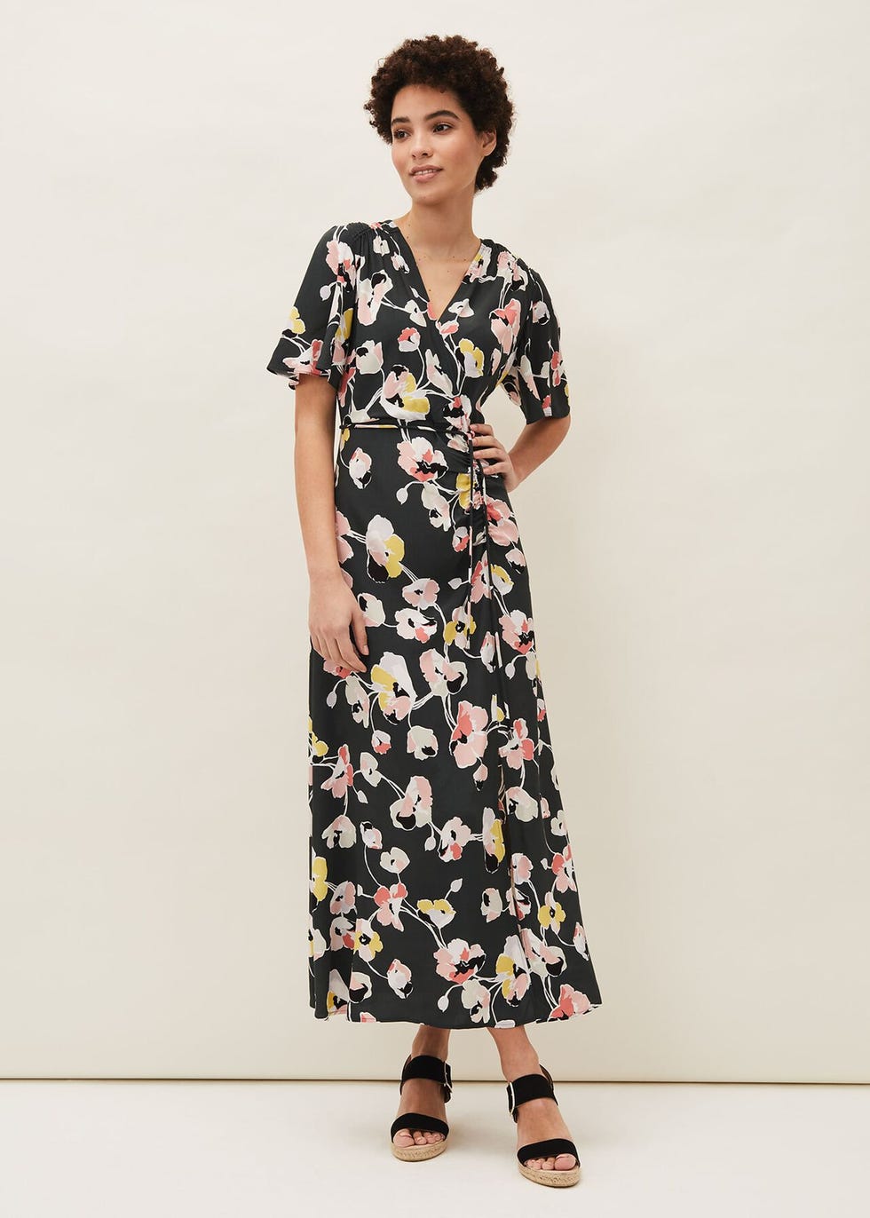 Malala Floral Midi Dress