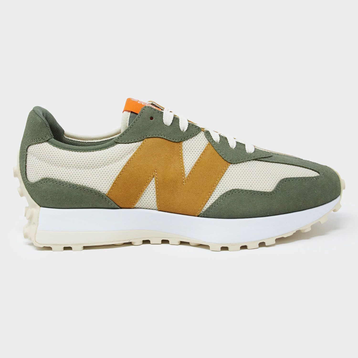 new balance leder kinder olive