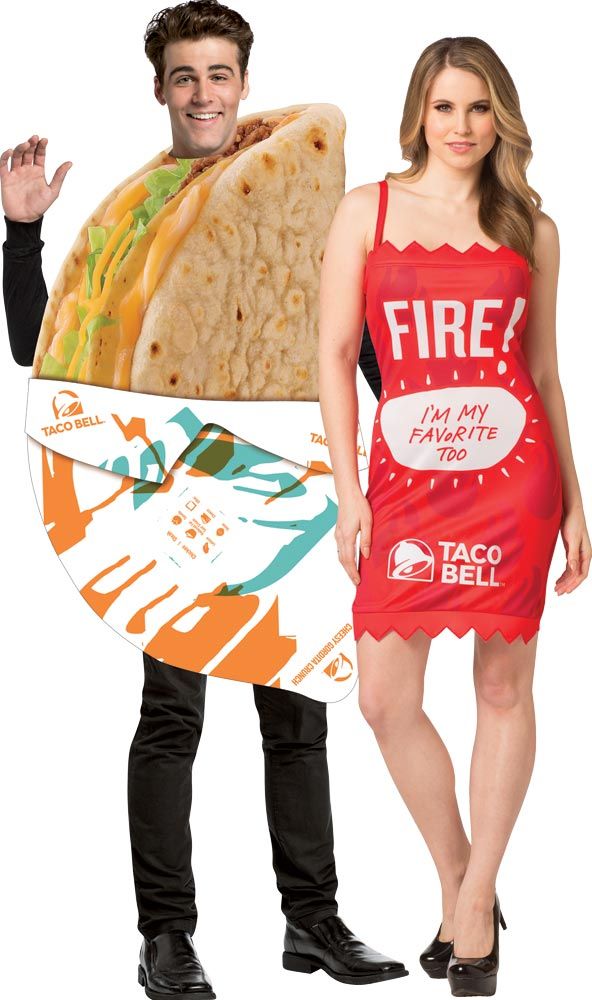 Taco Bell/Fire Sauce Costume 