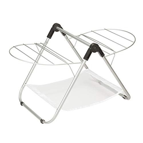 Honey-Can-Do Silver Hanging Boot Storage and Drying Rack