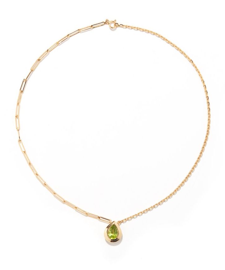 八月生日石「橄欖石」珠寶推薦#7：Yvonne Léon項鍊