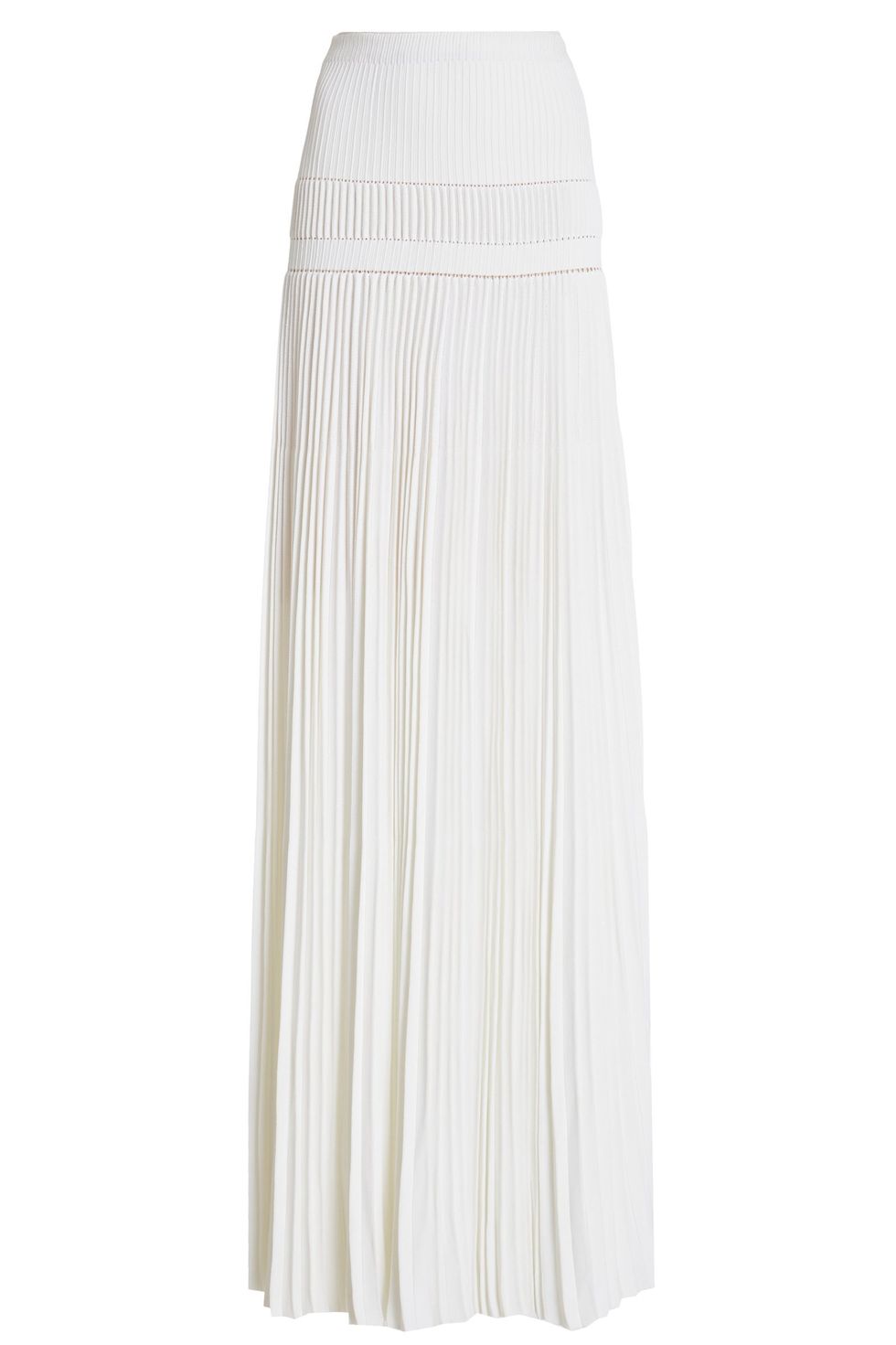 In Tosca Pleated Jersey Midi Skirt