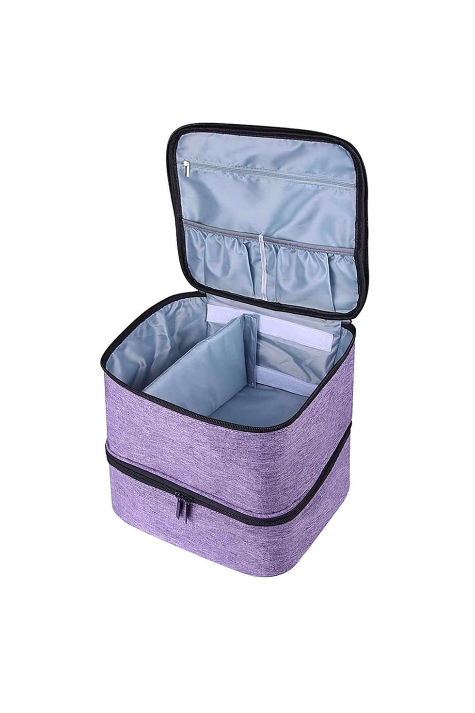 Large Nail Polish Organizer Storage Carry Case Bag Fit Light Dryer
