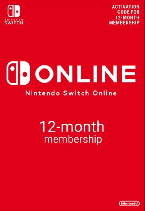 Keanggotaan Nintendo Switch Online 12 Bulan (365 Hari).