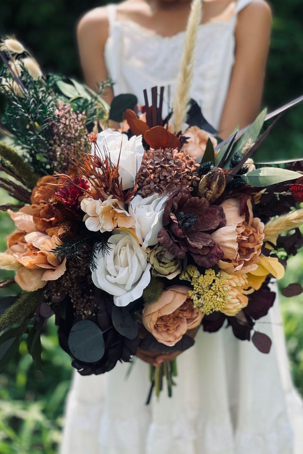 Dark-Hued Wedding Bouquet
