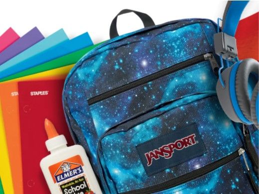 Staples backpack outlet sale