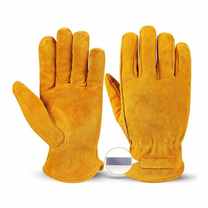 MOREOK Work Gloves Gardening Gloves for Men/Women-[Strengthen Palm  Protection] Protective Work Gloves Utility Gloves Flexible Grip Half Finger  Yard Gloves-L - Yahoo Shopping