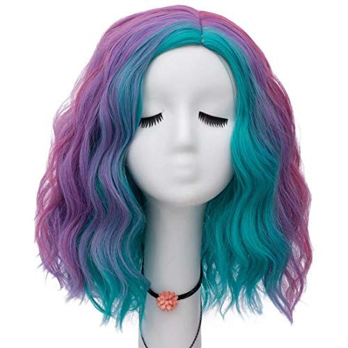 Blue Purple Cosplay Wig