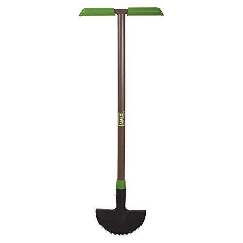 Handheld Saw-Tooth Lawn Border Edger with T-Grip