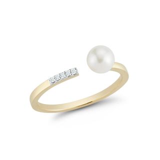 14K Gold Uni Pearl Ring