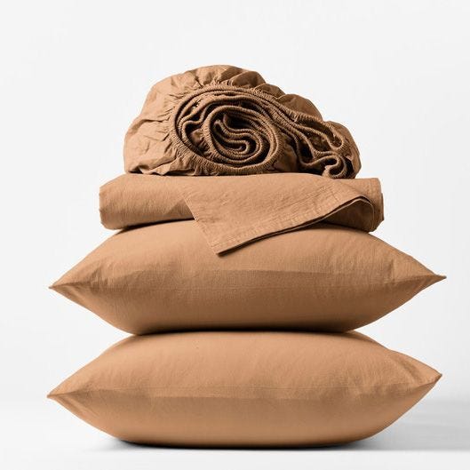 Organic Crinkled Percale™ Sheets
