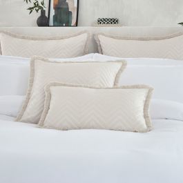 Chevron Tufted Cushion Cover - Natural, DUSK, from £14