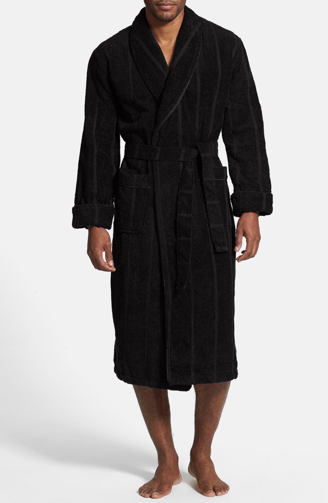 Catkoo Mens Bathrobe,Fashion Dragon Printed Pockets Long Sleeve Men Bathrobe Sleepwear Nightgown Robe 