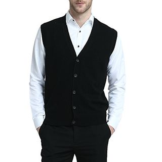 Button Vest Cardigan