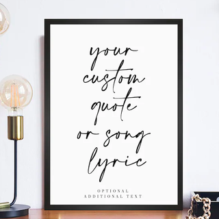 Custom quote printing
