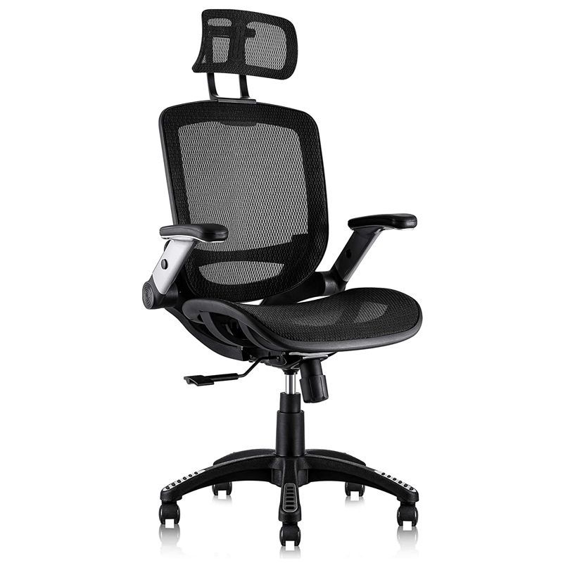 GABRYLLY Ergonomic Office Chair with Lumbar Support, Big and Tall Mesh  Chairs with Adjustable 3D Arms, Headrest & Soft Seat, Large Desk Chair for  Home
