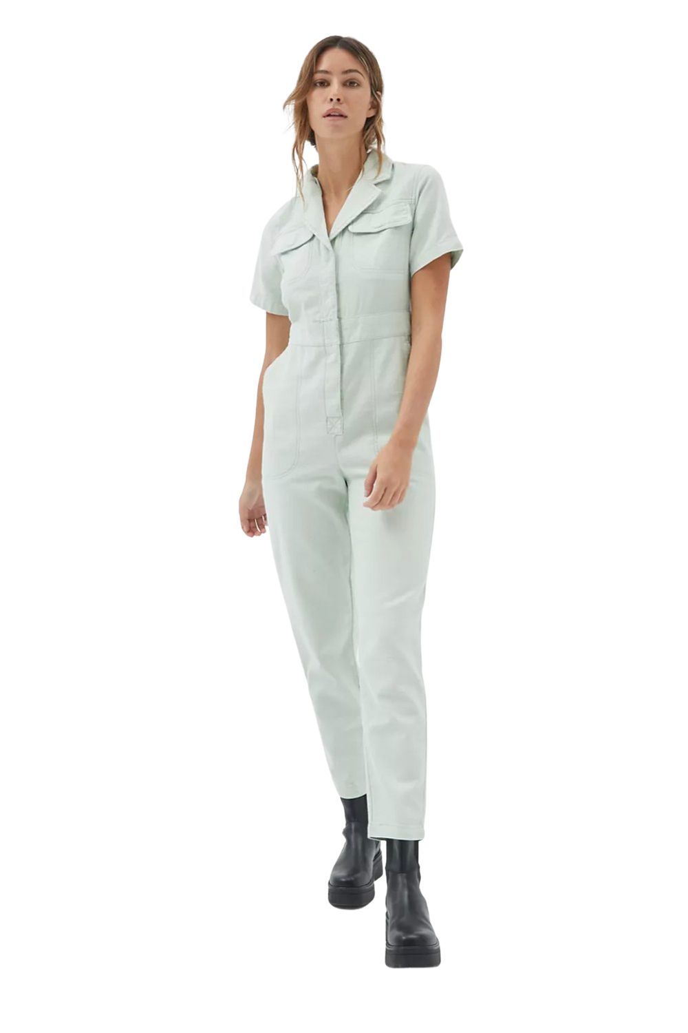 Cotton Coverall Jumpsuit