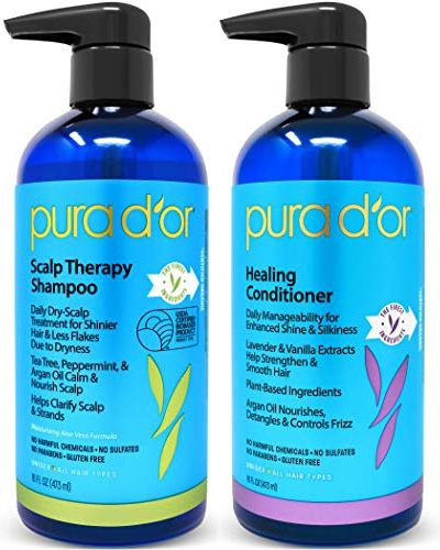 PURA D'OR Scalp Therapy and Healing Scalp Shampoo 