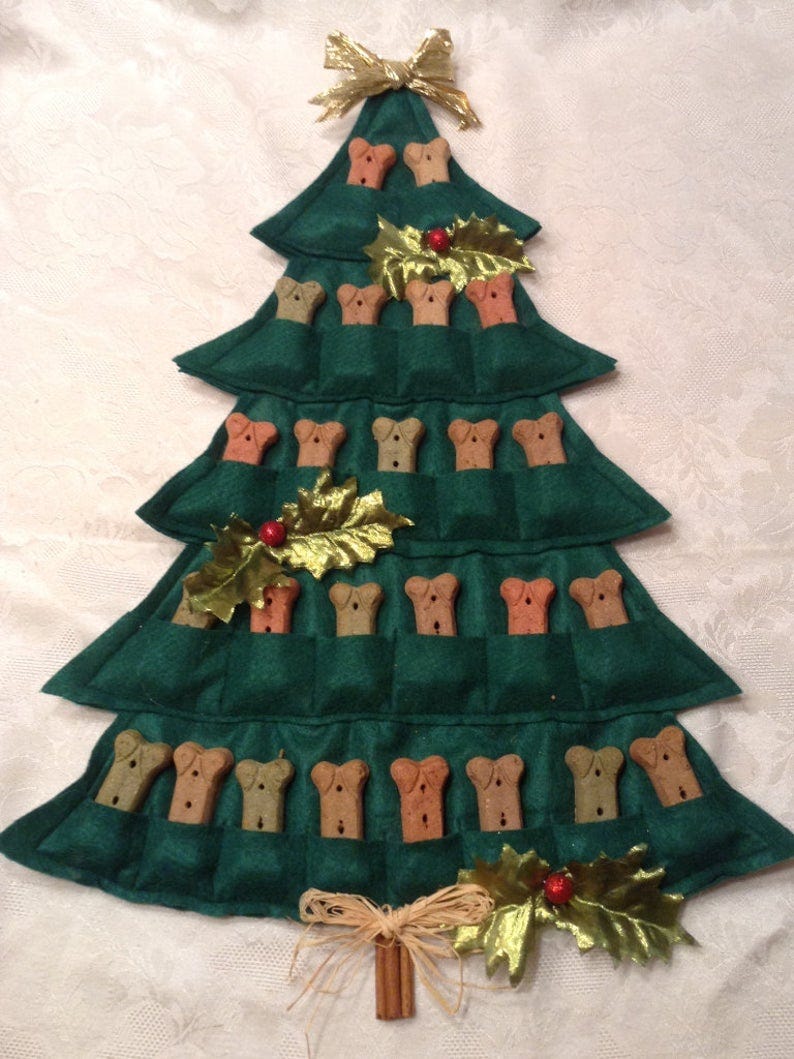 Puppy Treat Tree--Advent Calendar