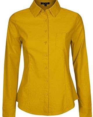 Yellow Button-Down Shirt
