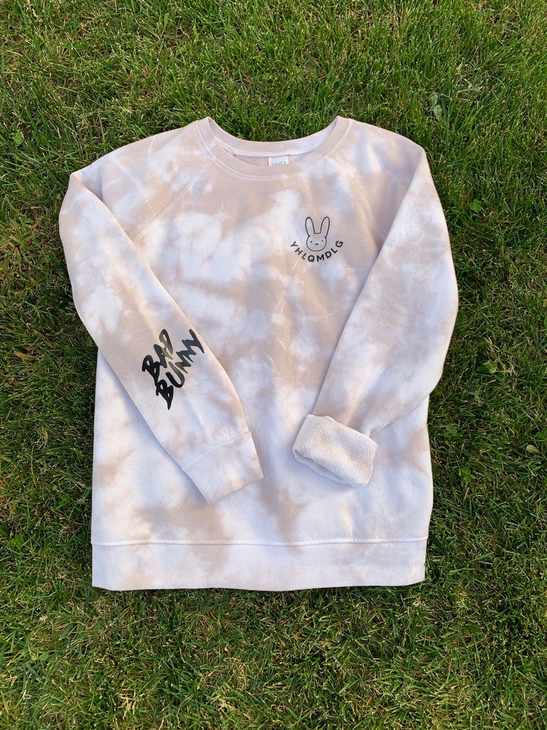 Bad Bunny Tie Dye Sweatshirt