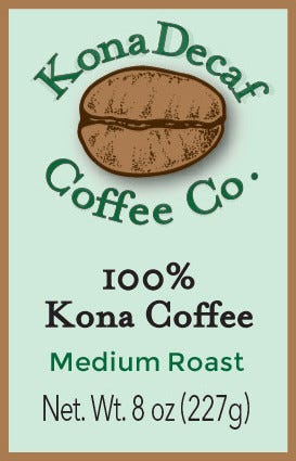 KonaDecaf Coffee Co. Medium Roast
