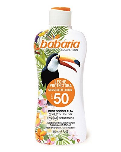 Babaria Leche Protector Solar Tropical F50