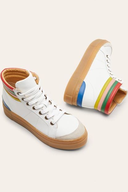 Amber High Top Trainers, Boden, £110