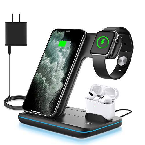 Waitiee Wireless 3-in-1 Charging Station