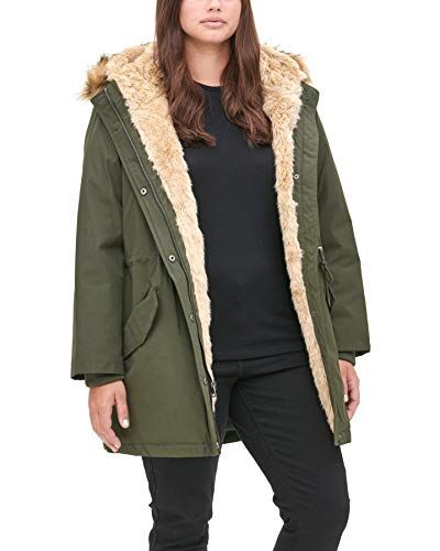 OTTATAT Warm Coat for Women,2020 Spring Autumn Ladies Hooded Solid Oversized Loose Fluffy Soft Comfort Zipper Outwears 