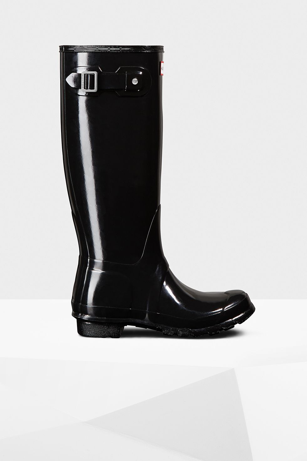 Women's Original Tall Gloss Rain Boots: Black