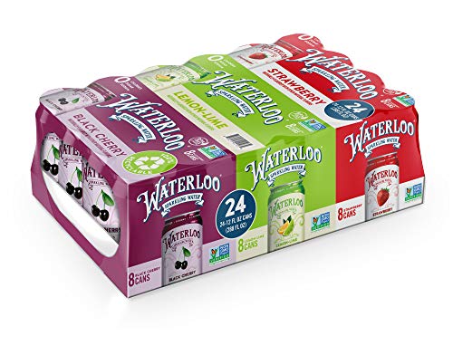 Waterloo Sparkling Water Variety Pack, 24-Pack