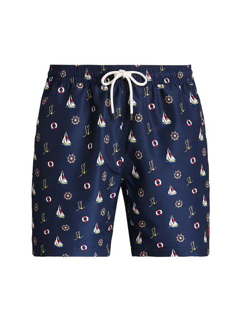 Ralph Lauren’s Nautical Swim Trunks Are Now Discounted at Saks