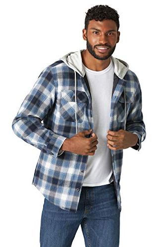 Quilted Lined Flannel Shirt Jacket
